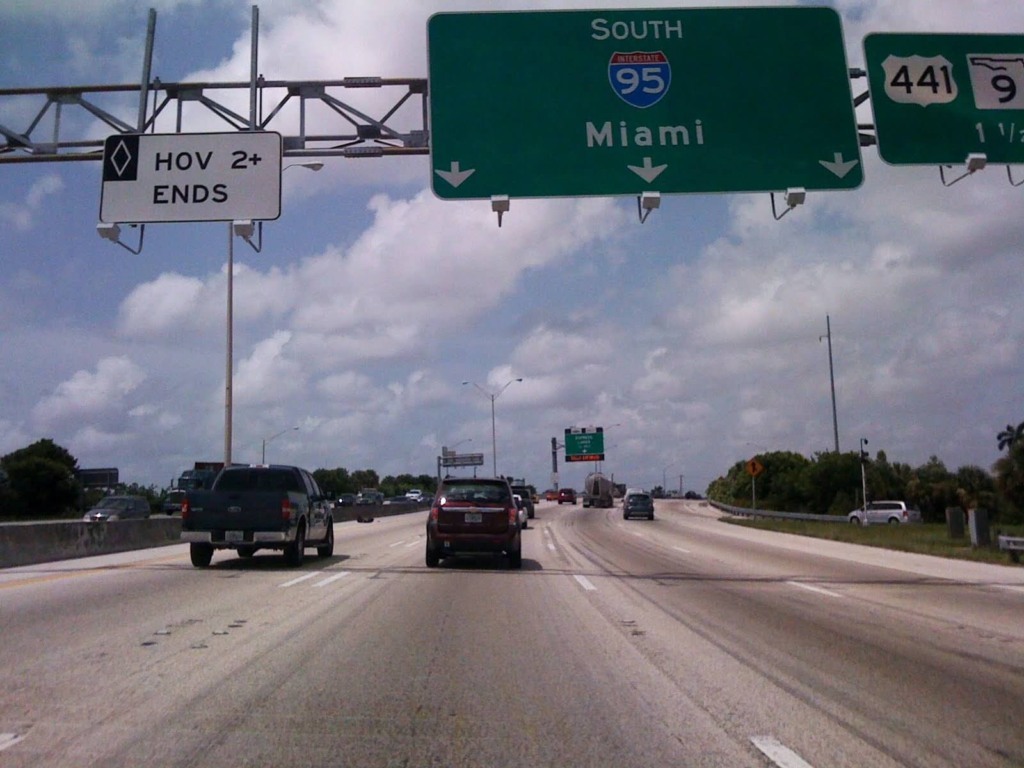 Viagem de carro Miami a Orlando