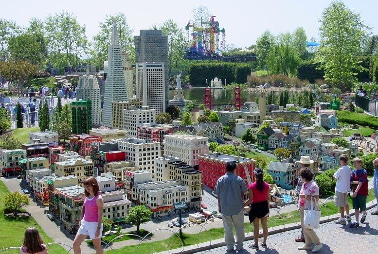 Miniland USA no parque da Lego