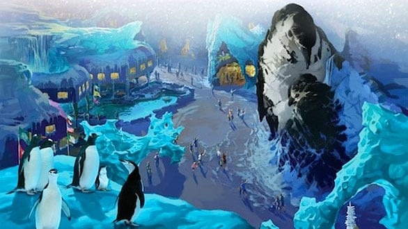 Antarctica Empire of the Penguin no Sea World em Orlando