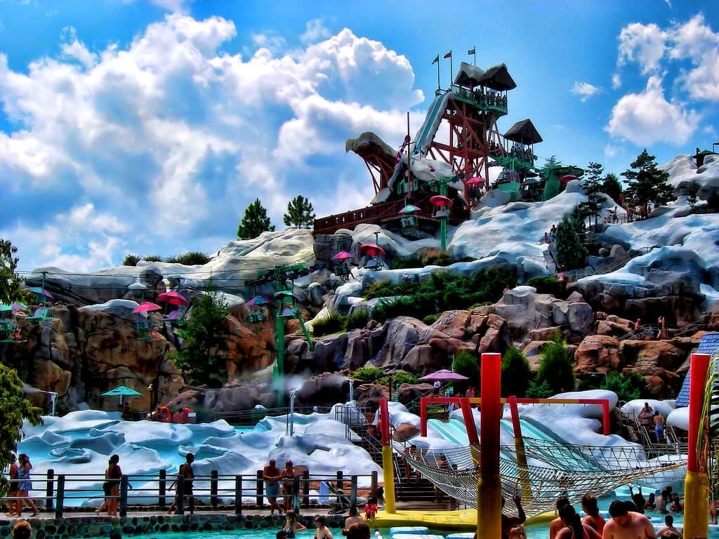  Parque Aquático Blizzard Beach da Disney em Orlando