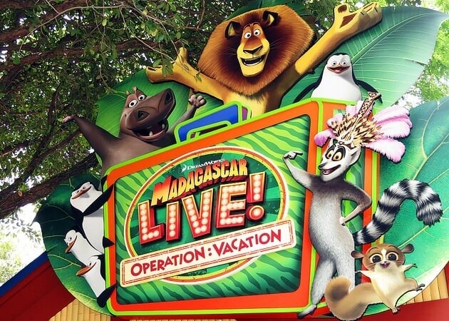 Show Madagascar Live Operation no Busch Gardens em Orlando