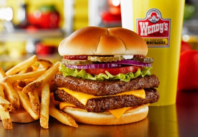 Lanchonete Wendy's - O famoso hambúrguer quadrado
