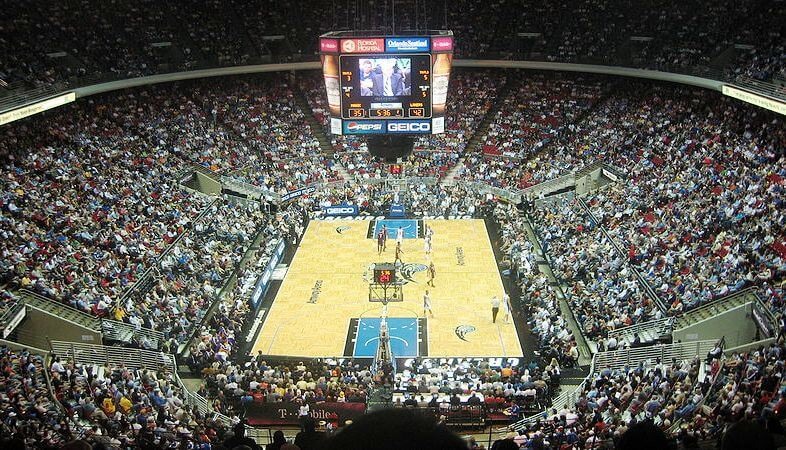 Detalhes da Arena Amway Center e dos jogos da NBA