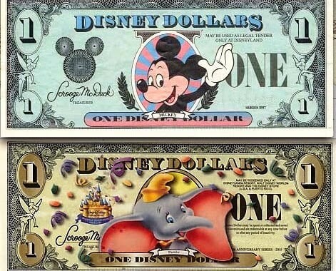 Disney Dollars Orlando