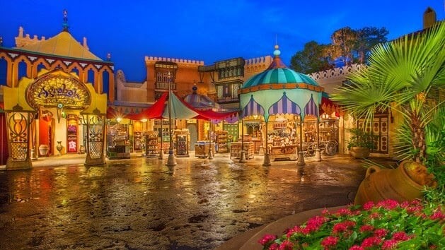 Loja Agrabah Bazaar do Aladin na Disney em Orlando