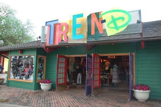 Entrada da Tren-D Store na Disney em Orlando