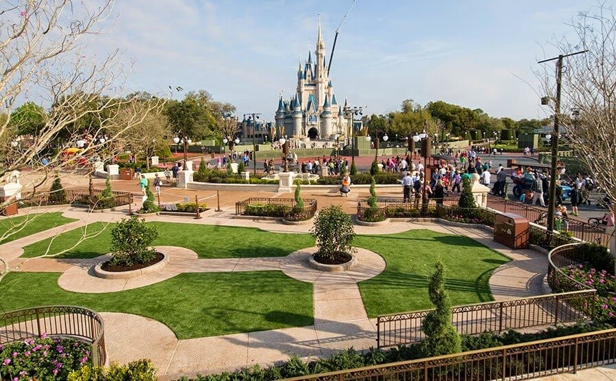 Jardins do Magic Kingdom da Disney em Orlando
