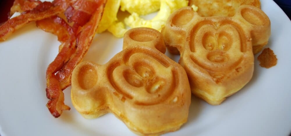 Waffles do Mickey
