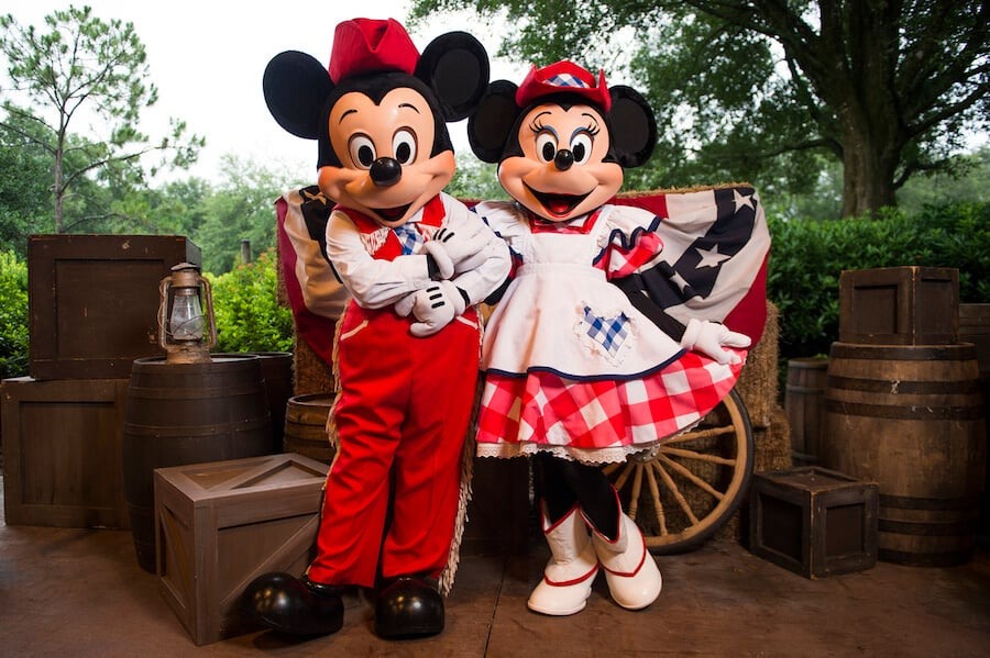 Mickey e Minnie no Backyard BBQ