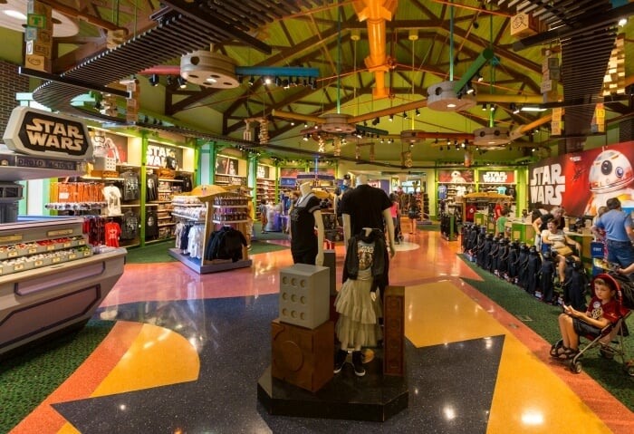 Loja Once Upon a Toy no Disney Springs em Orlando - produtos
