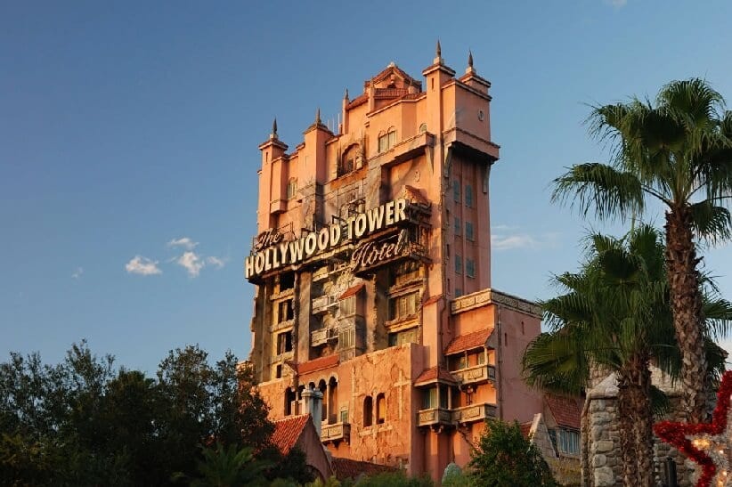Torre do terror no Hollywood Studios na Disney em Orlando 