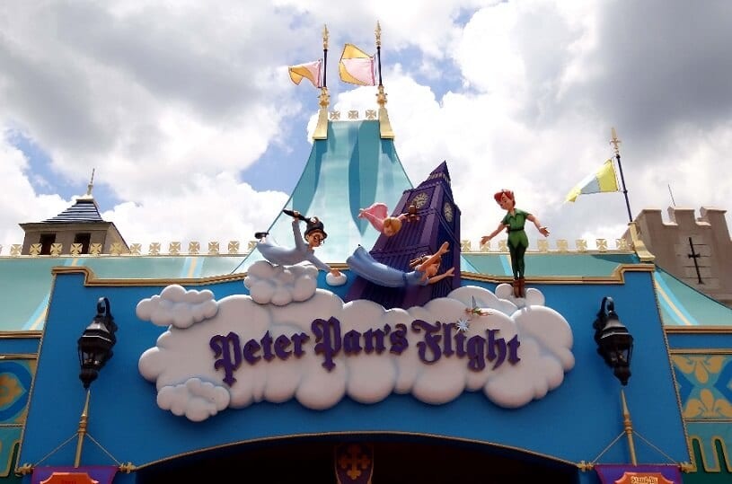 Peter Pan's Flight no Magic Kingdom na Disney em Orlando