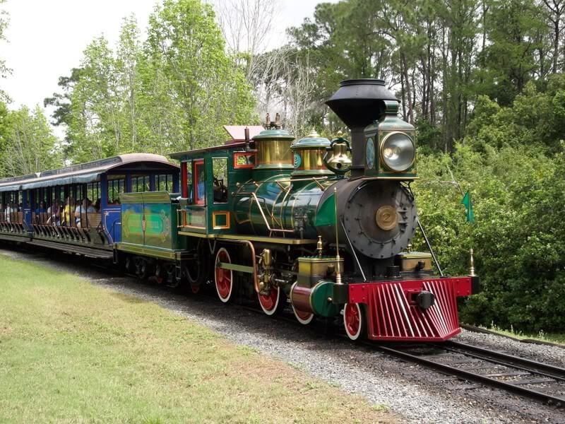 Walt Disney World Railroad no Magic Kingdom em Orlando