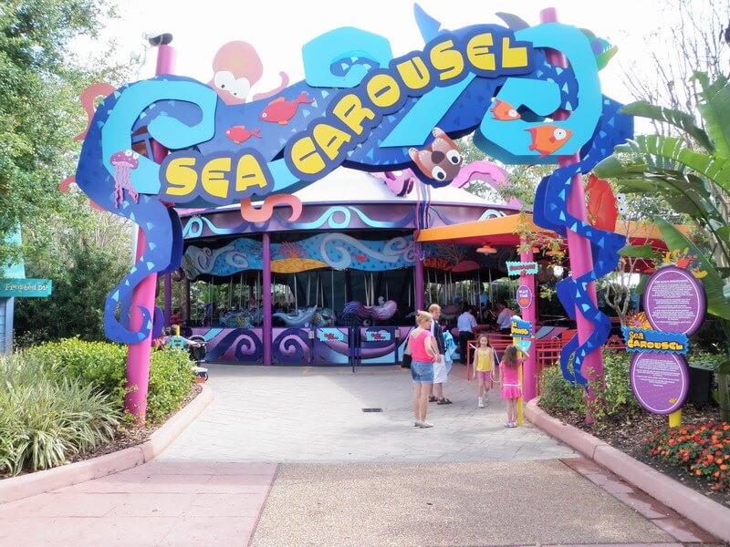 Sea Carousel no Sea World em Orlando