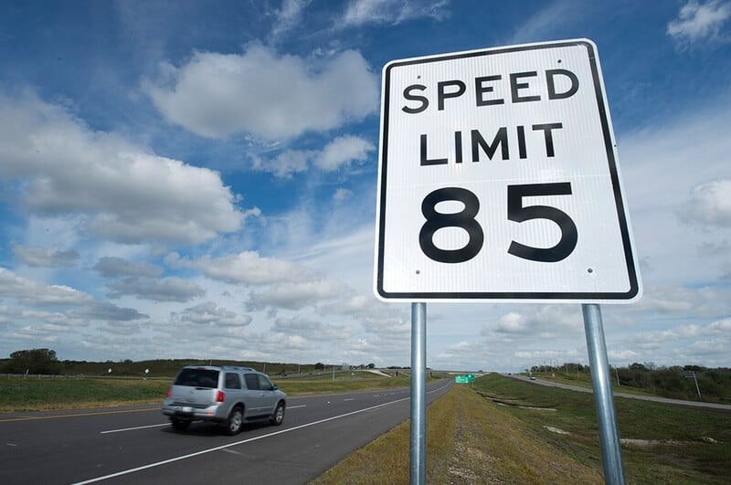 Limites de velocidade na Flórida