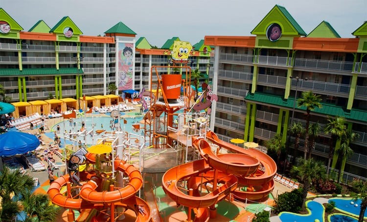 Motéis para famílias em Orlando - Hotel da Nickelodeon