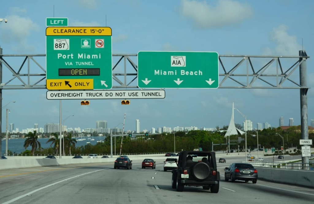 A1A North na Costa de Ouro em Miami