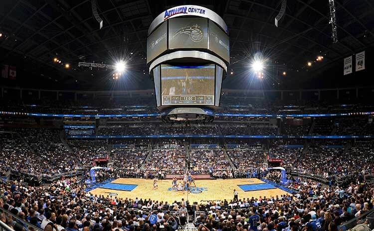 Arena de jogos do Orlando Magic e NBA 