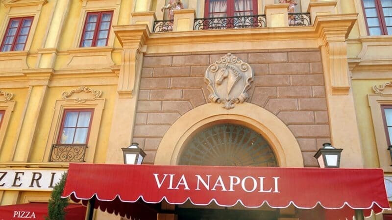 Restaurante Via Napoli na Disney em Orlando