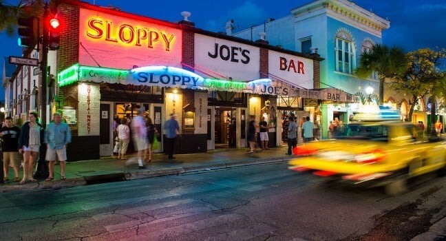 Bar Sloopy Joes em Key West