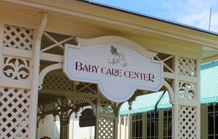 Baby Care Center para bebês nos parques Disney