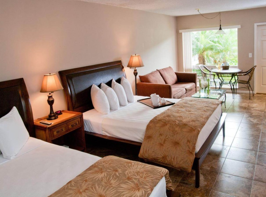 Hotéis bons e baratos em Boca Raton na Flórida: Quarto do Hotel Ocean Lodge em Boca Raton