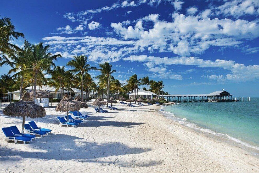 Praia de Key West na Flórida