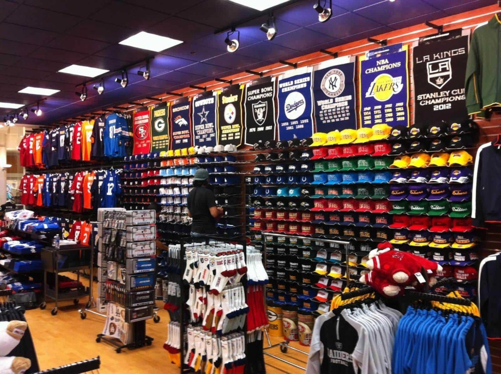 Lojas de marcas esportivas em Miami: departamento
