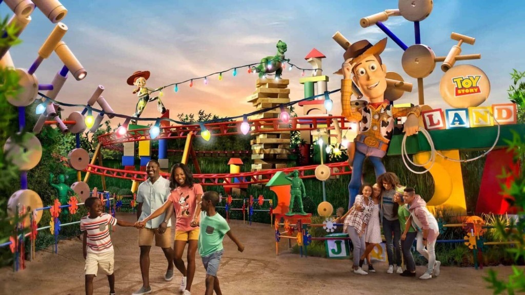Área Toy Story Land na Disney em Orlando