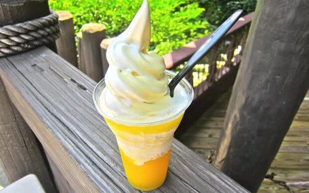 10 melhores doces e lanches da Disney em Orlando: Suco com sorvete de abacaxi