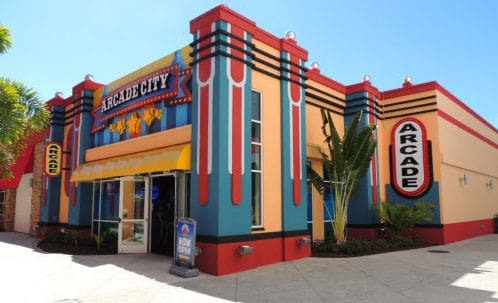 Arcade City no Icon Orlando 360 - entrada