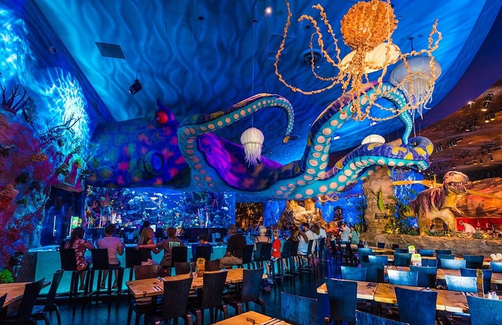 Restaurante T-Rex do Disney Springs em Orlando