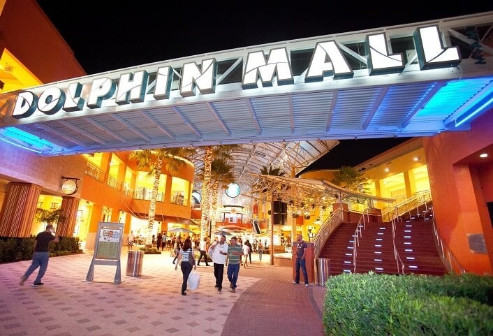 10 bons lugares para fazer compras em Miami e Key Biscane: Compras no Shopping Dolphin Mall
