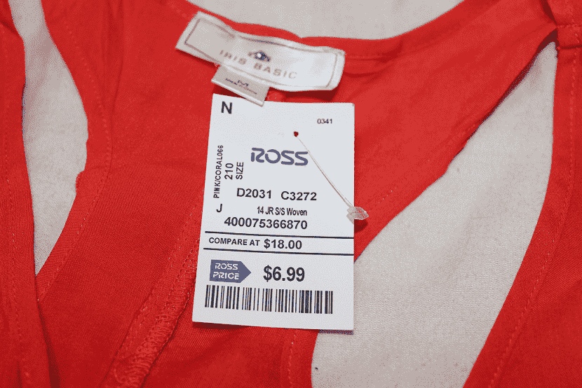 Produto da loja Ross Dress for Less