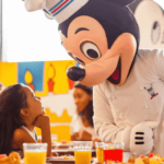 Dicas sobre as refeições com personagens na Disney