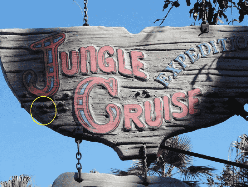 Hidden Mickeys no Jungle Cruise