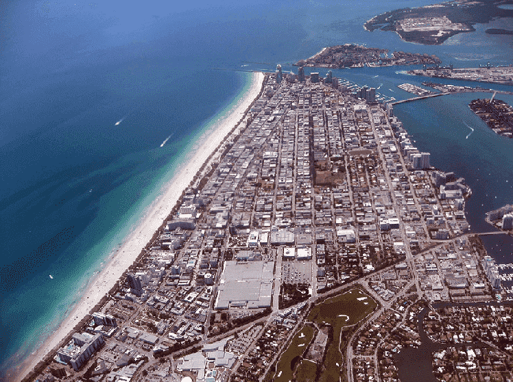 Vista aérea de Miami