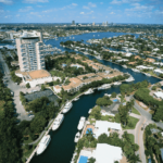 Cidade Palm Beach na Florida 