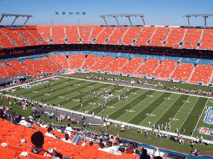 Assistir jogos da NFL em Miami 