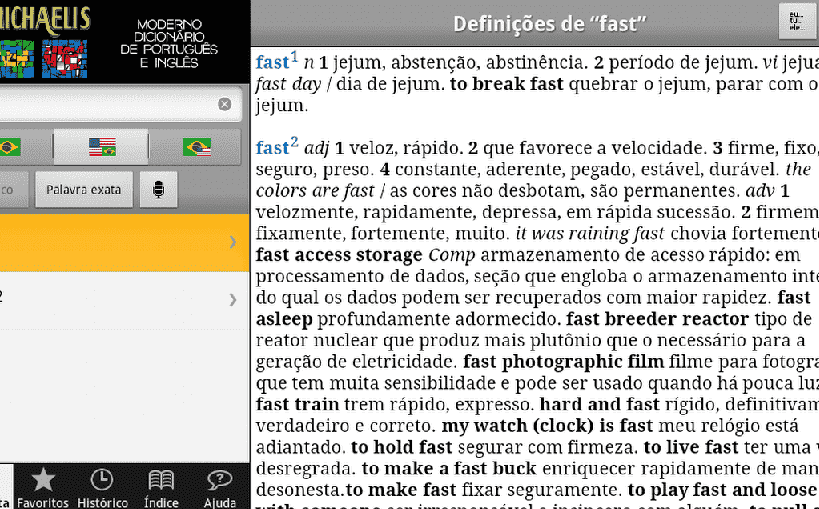 App Dicionário inglês-português em Orlando