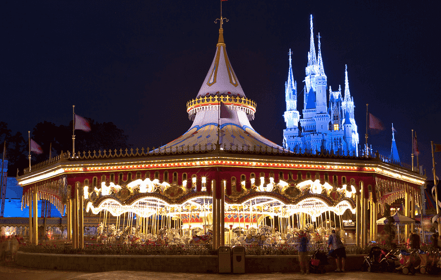 Prince Charming Regal Carousel na Disney em Orlando