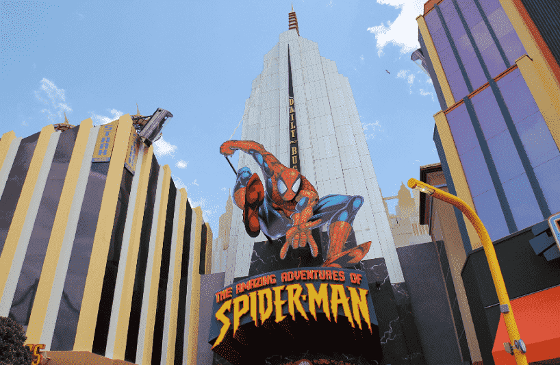 Aventuras do Spiderman no Islands Of Adventure em Orlando 