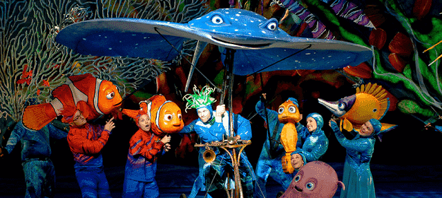 Finding Nemo - The Musical no Animal Kingdom em Orlando