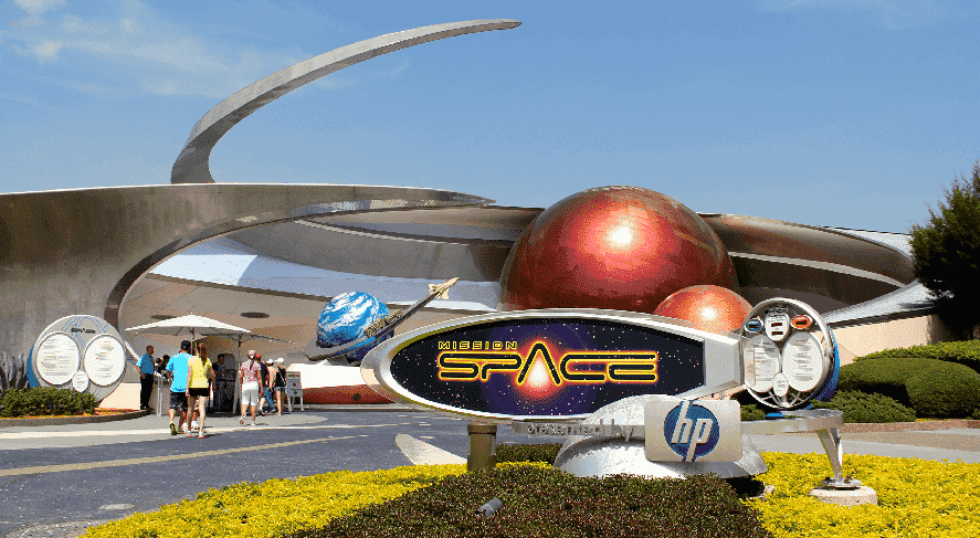 Brinquedo Mission: SPACE no Epcot em Orlando
