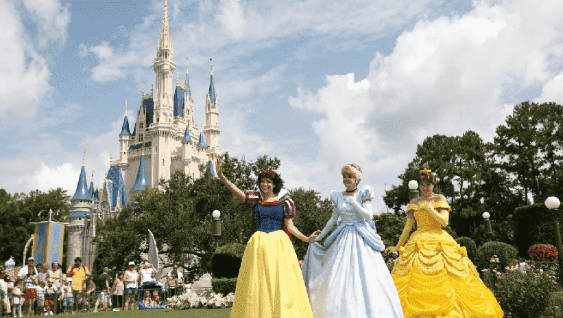 Princesas no Magic Kingdom em Orlando 