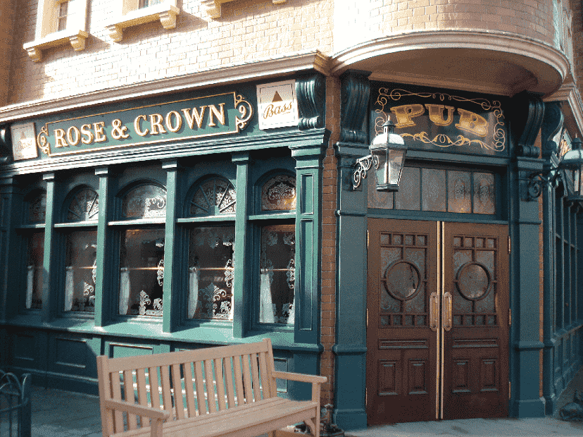 Restaurante e Pub Rose & Crown na Disney em Orlando 