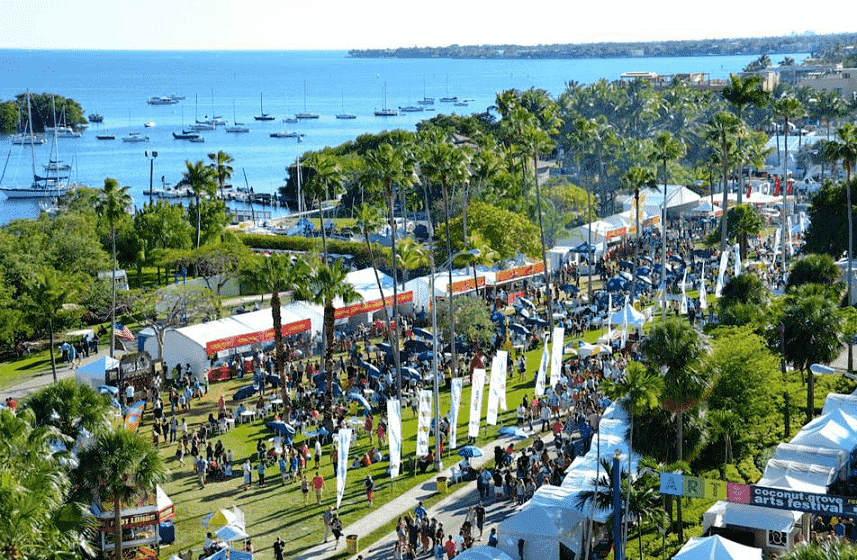 Coconut Grove Arts Festival em Miami 