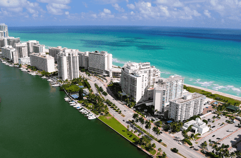 10 hotéis à beira-mar em Miami 