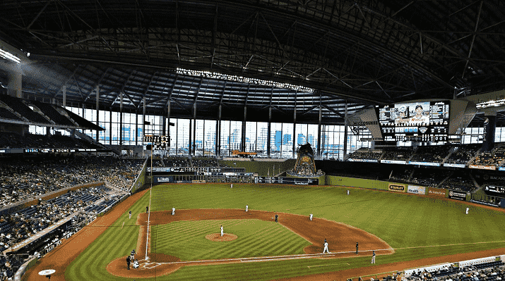Arena para jogos de beisebol em Miami 