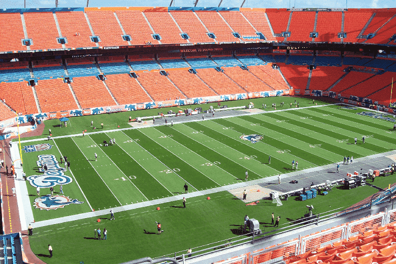 Arena de jogos do Miami Dolphins e NFL